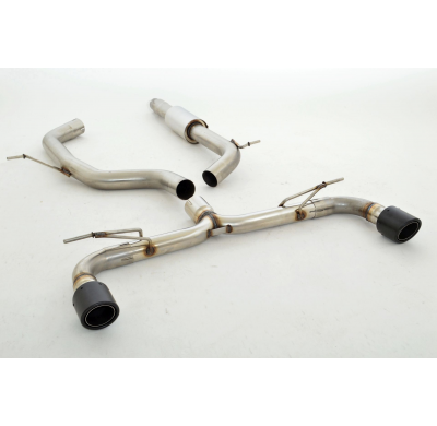 Catback-System De 76 Mm Con Salida De Escape Izquierdo Y Derecho Friedrich Seat Leon 5f Incluido Fr & Sc  Desde Año: 11/2012 2wd