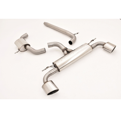 Catback-System De 76 Mm Con Salida De Escape Izquierdo Y Derecho Friedrich Seat Leon 5f Cupra Incluido Sc  Desde Año: 2014 2wd