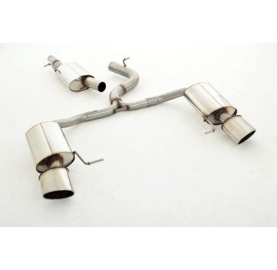 Catback-System De 76 Mm Con Salida De Escape Izquierdo Y Derecho Friedrich Seat Leon 5f St Cupra 4drive  Año: 2017-2018  2.0l Ts