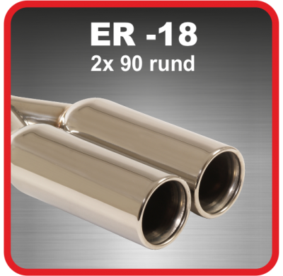 Cola De Escape De Acero Friedrich Er-18