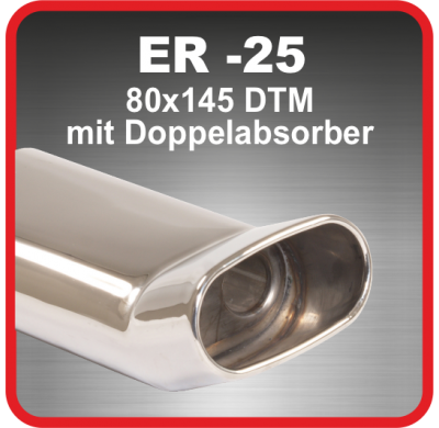 Cola De Escape De Acero Friedrich Er-25