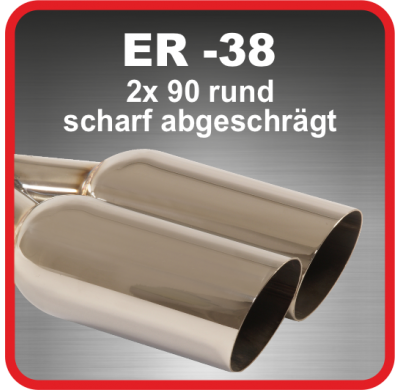 Cola De Escape De Acero Friedrich Er-38