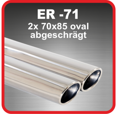 Cola De Escape De Acero Friedrich Er-71