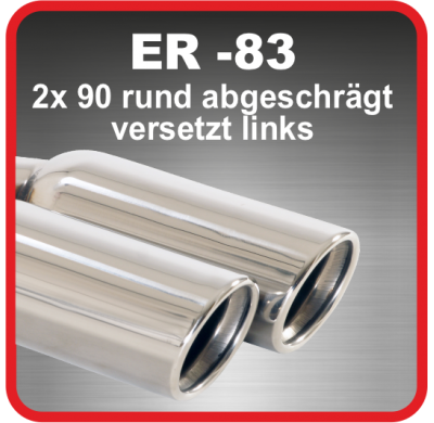 Cola De Escape De Acero Friedrich Er-83