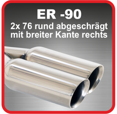 Cola De Escape De Acero Friedrich Er-90