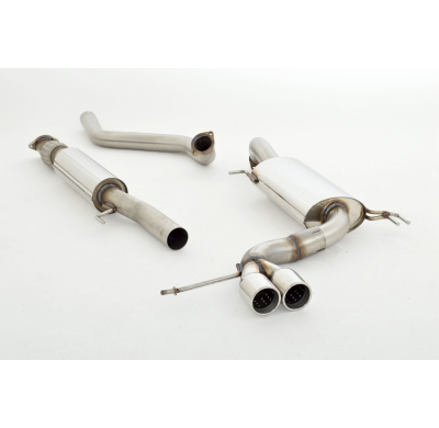 Catback-System De 70 Mm Con Tubo De Escape En El Medio Friedrich Hyundai Veloster  Desde Año: 2012  1.6l Turbo 137kw