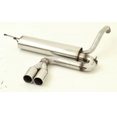 Escape Trasero Con Tubo De Escape En El Medio Friedrich Citroen C1  Desde Año: 2005  1.0l 50kw / 1.4l Hdi 40kw