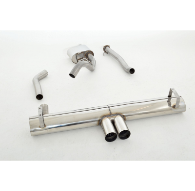 Sistema De Catback De 63,5 Mm Con Tubo De Escape En El Medio Friedrich Opel Calibra  Año: 90-97 (No Automatico)  2.0l 85kw / 2.0