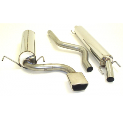 Sistema De Catback De 63,5 Mm Con Tubo De Escape En El Medio Friedrich Opel Astra H Caravan  Desde Año: 2003  1.3l Cdti 66kw (Co