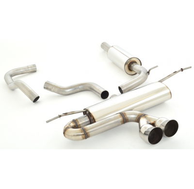 Sistema De Catback De 63,5 Mm Con Tubo De Escape En El Medio Friedrich Seat Leon 5f Incluido Fr & Sc  Desde Año: 11/2012 2wd  1.