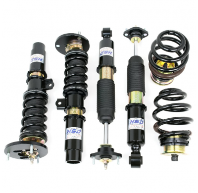Kit de suspension roscado HSD Dualtech Coilovers BMW 3 Series E46 Non M3 Muelles delanteros: 7K (175mm - 65mm ID)kg / Muelles tr