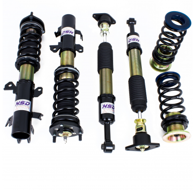Kit de suspension roscado HSD Dualtech Coilovers Ford Fiesta Mk7 inc ST Muelles delanteros: 5K (175mm - 65mm ID)kg / Muelles tra