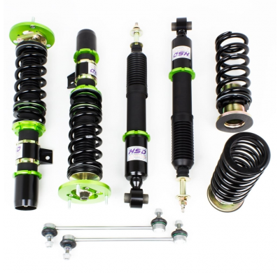 Kit de suspension roscado HSD MonoPro Coilovers BMW E92 M3 without EDC Muelles delanteros: 8K (175mm - 65mm ID)kg / Muelles tras