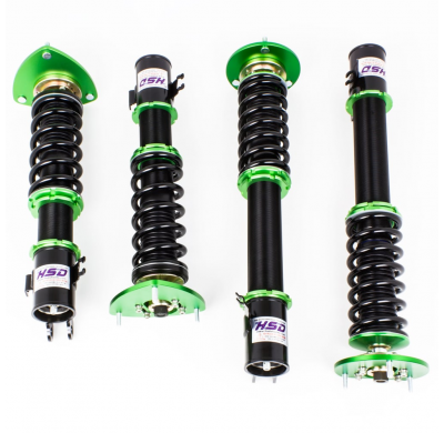 Kit de suspension roscado HSD MonoPro Coilovers Subaru Forester SF Muelles delanteros: 7K (200mm - 65mm ID)kg / Muelles traseros