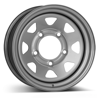Llanta DOTZ Dakar 16 x 7 Silver 5/165,1  -  ET-20  -  Buje 122,5 LANDROVER Discovery I / Defender/ Range Rover SALLJG / LD / Ran