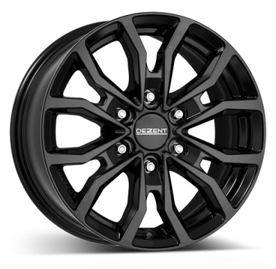 Llanta DEZENT KC black 16 X 6,50 Negro Brilo