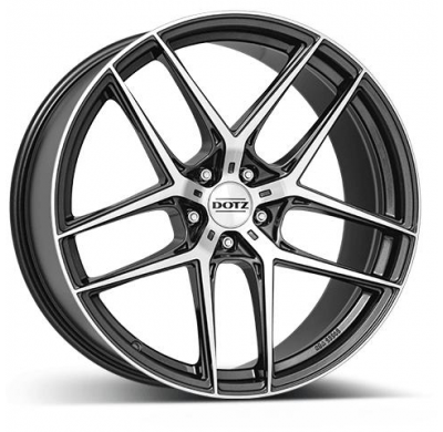 Llanta DOTZ LagunaSeca dark 19 X 9,00 Gunmetal/Pulido