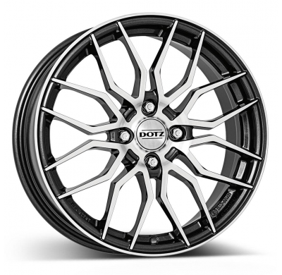 Llanta DOTZ LimeRock dark 17 X 7,00 Gunmetal/Pulido