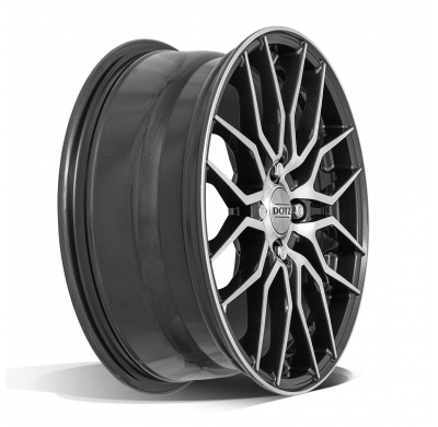 Llanta DOTZ LimeRock dark 17 X 7,00 Gunmetal/Pulido