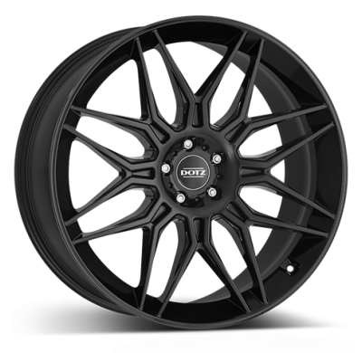 Llanta DOTZ LongBeach black 20 X 9,00 Negro Brillo