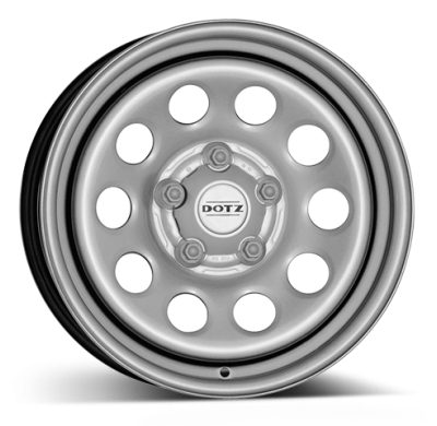 Llanta DOTZ Modular 16 x 7 Silver 5/120  -  ET30  -  Buje 65 VW Amarok 2H / 2HS2