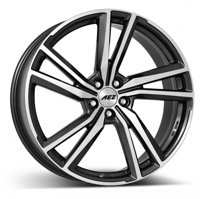 Llanta AEZ North dark 18 X 8,00 Gunmetal/ Pulido