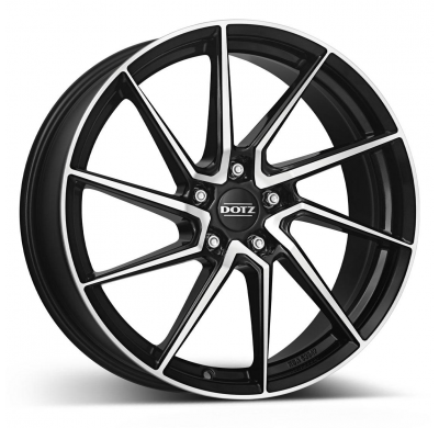 Llanta DOTZ Spa dark 18 X 8,00 Negro/ Pulido
