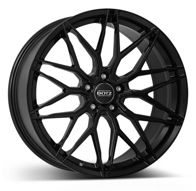 Llanta DOTZ Suzuka black 18 X 8,00 Negro Brillo