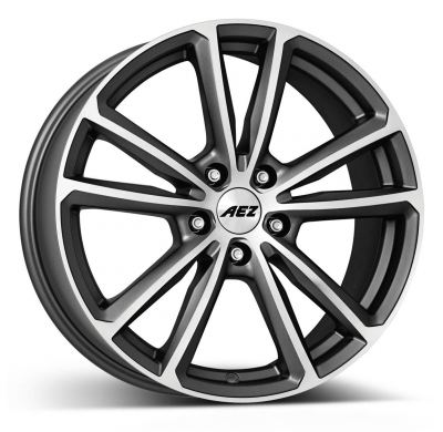 Llanta AEZ Tioga titan 17 X 7,50 Graphite mate/Pulido