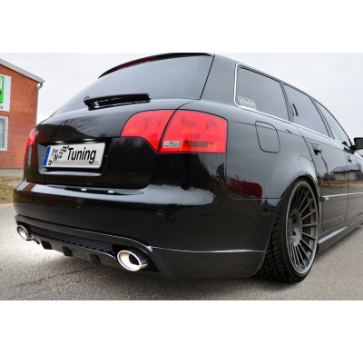 Añadido Paragolpes Trasero Abs Rejilla Cerrada Audi A4 / B7 Año :2004-2008  Limousine + Avant, No Valido Para S-Line Modelo Añad