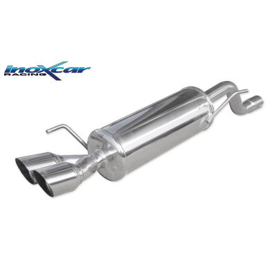 Escape trasero deportivo 2X80 RACING ALFA ROMEO MITO 1.4 TB MULTIAIR (135CV) 2010-- Ø 55 CON Homologacion Europea Inoxcar