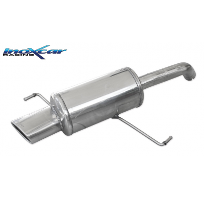 Escape trasero deportivo 1X120X80 ALFA ROMEO 147 1.9 JTD (115CV-140CV) 2002-2004 Ø 54 CON Homologacion Europea Inoxcar