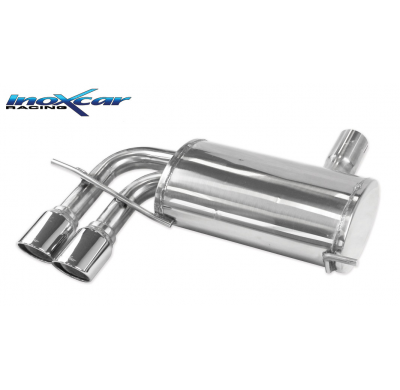 Escape trasero deportivo 2X80 X-RACE AUDI A3 (Type 8P) S3 2.0 TFSI (265CV) 2006-- Ø 65 CON Homologacion Europea Inoxcar