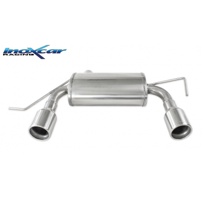 Escape trasero deportivo 1X102 Salida Izq. + Dcha. AUDI TT (Type 8N) 1.8 TURBO QUATTRO (180CV) 1999-2005 CON Homologacion Eu