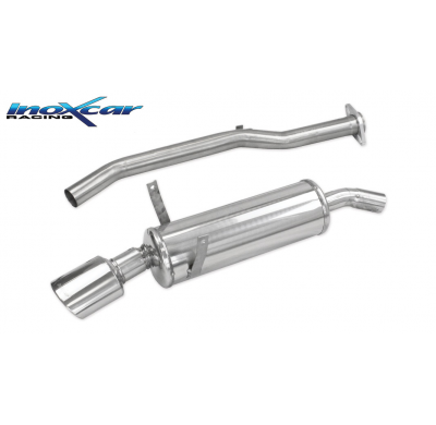 Escape trasero deportivo 1X120X80 BMW E36 316 1992-1998 CON Homologacion Europea Inoxcar