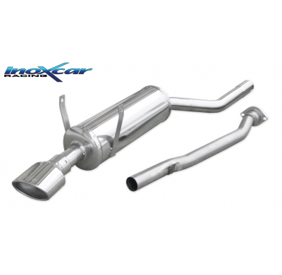 Escape trasero deportivo 1X120X80 BMW E36 318 IS (140CV) 1992-- CON Homologacion Europea Inoxcar
