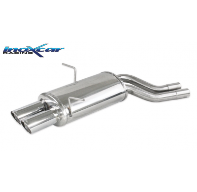Escape trasero deportivo 2X80 X-RACE BMW E46 320Ci (170CV) 1998-- CON Homologacion Europea Inoxcar