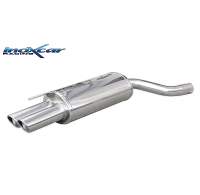 Escape trasero deportivo 2X90X70 BMW E46 320D (150CV) 1999-- Ø60 CON Homologacion Europea Inoxcar