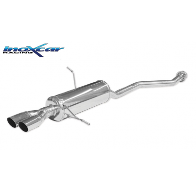 Escape trasero deportivo 2X60 RACING BMW Z3 Roadster 1.9 (140CV) 1995-1999 SIN homologacion Inoxcar