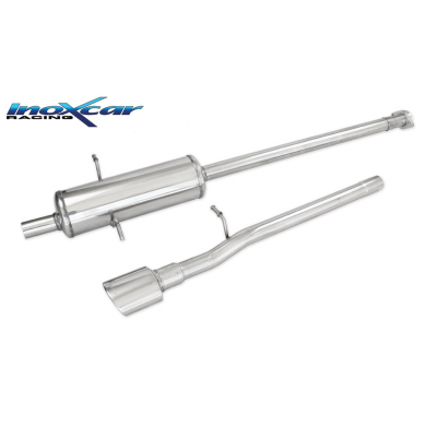 Escape trasero deportivo 1X120X80 MERCEDES CLASSE A (Type W168) 160 (102CV) 1998-2004 CON Homologacion Europea Inoxcar