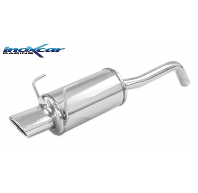 Escape trasero deportivo 1X120X80 FIAT PANDA 1.2 (60CV) 2003-- Ø 42 CON Homologacion Europea Inoxcar