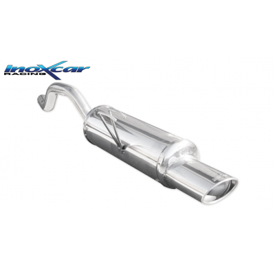 Escape trasero deportivo 1X120X80 FIAT PUNTO (Type 188) 1.2 (60CV) 1999-2003 Ø 42 CON Homologacion Europea Inoxcar
