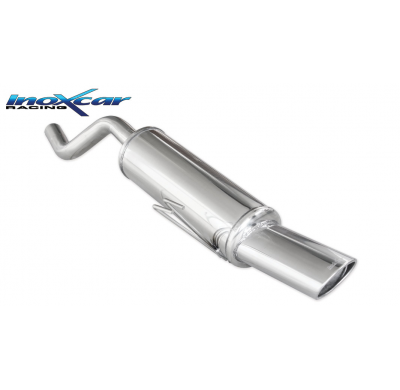 Escape trasero deportivo 1X120X80 FIAT PUNTO 2B (Type 188) 1.3 MJET (70CV) 2003-- Ø 48 CON Homologacion Europea Inoxcar