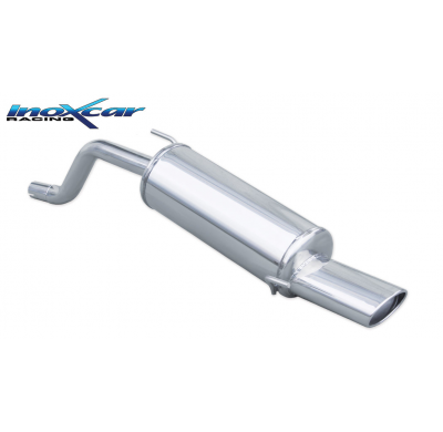 Escape trasero deportivo 1X120X80 FIAT GRANDE PUNTO (Type 199) 1.2 (65CV) 2006-- Ø 40 CON Homologacion Europea Inoxcar