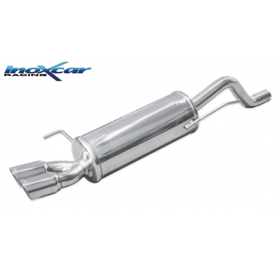 Escape trasero deportivo 2X70 RACING FIAT GRANDE PUNTO (Type 199) 1.4 TURBO T-JET (120CV) 2007-- Ø 50 CON Homologacion Europ