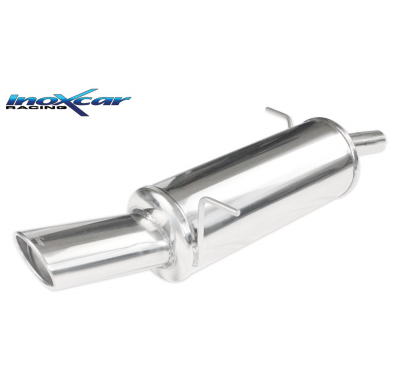 Escape trasero deportivo 1X120X80 FORD FIESTA 6° serie (08) 1.2 16V (60CV-82CV) 2008-- Ø 42 CON Homologacion Europea Inoxca