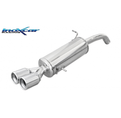 Escape trasero deportivo 2X80 FORD FIESTA 7° serie (13) ST 200 - 1.6 (200CV) 2013-- Ø 54 PENDIENTE de Homologacion Europea