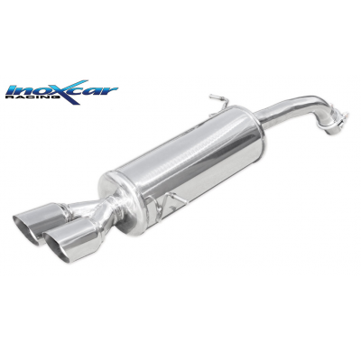 Escape trasero deportivo 2X80 RACING FORD FIESTA 7° serie (13) ST 200 - 1.6 (200CV) 2013-- Ø 54 PENDIENTE de Homologacion E