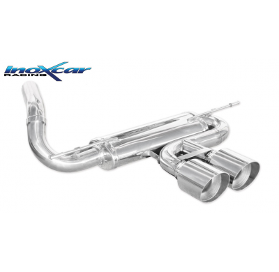 Escape trasero deportivo CEN 2X114 RACING FORD FOCUS 3° serie (type MK3) 2.0T ST (250CV) 2012-- Ø 60 CON Homologacion Europe