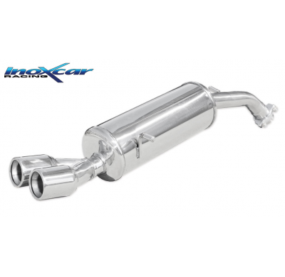 Escape trasero deportivo 2X80 PEUGEOT 208 1.6 16V TURBO GTI (200cv) 2013-2015 CON Homologacion Europea Inoxcar
